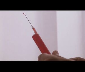 Public female nudity in the sauna and Alba Parietti sex scene- Il Macellaio (1998)