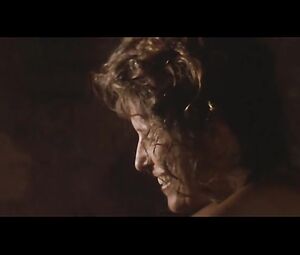 Public female nudity in the sauna and Alba Parietti sex scene- Il Macellaio (1998)