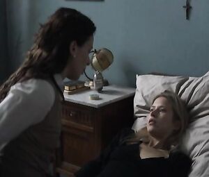 Celebrity lesbian scene | Janna Lisa Dombrowsky & Susanne Sachsse - Bandaged (2009)