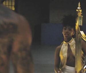 Sexy Celebrities Chantley Lorraine Ward, Teyonah Parris - Chi-Raq (2015)