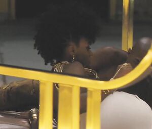 Sexy Celebrities Chantley Lorraine Ward, Teyonah Parris - Chi-Raq (2015)