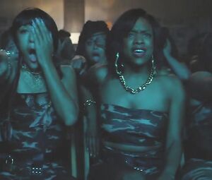Sexy Celebrities Chantley Lorraine Ward, Teyonah Parris - Chi-Raq (2015)