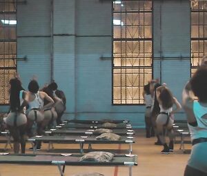 Sexy Celebrities Chantley Lorraine Ward, Teyonah Parris - Chi-Raq (2015)