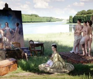 Sex video Blandine Bury, Coralie Revel, Lea Wiazemsky naked - Louis XV, Bordertown