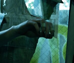 Sex video Ashlynn Yennie and Katie Cassidy - The Scribbler (2014)