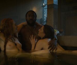 Sex video Sarine Sofair nude Charlotte Hope - GAME OF THRONES (S04 E06)