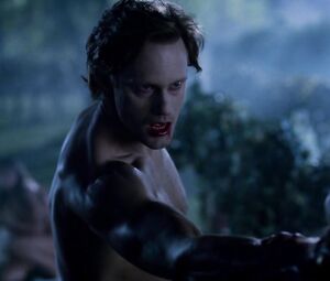 Gabriella Wright naked, Ashley Barron naked – True Blood s07e03 (2014)