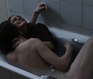 Topless actress Ariane Labed, Roxane Mesquida, Charlotte Masselin Nude - MalgrΓ© la nuit (2015) Part2
