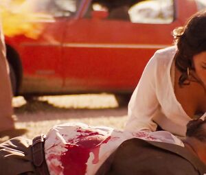 Genesis Rodriguez hot โ Casa de mi Padre (2012)