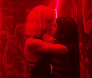 Charlize Theron, Sofia Boutella Naked - Atomic Blonde (US 2017)