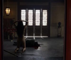 Olivia Cheng naked – Marco Polo s01e02 (2014)