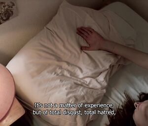 Topless actress Myriem Roussel & Anne Gautier - Je Vous Salue Marie (1985)