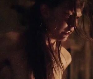 Mia Goth, Olwen Fouere Nude - The Survivalist (2015)