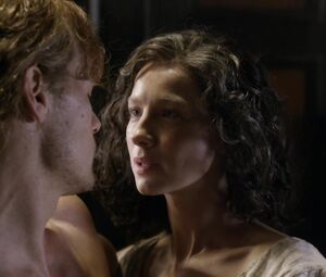 Sex Scene Caitriona Balfe Nude - Outlander s03e13 (2017)