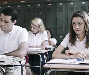 Natalia Dyer Hot - Yes, God, Yes (2017) Short movie