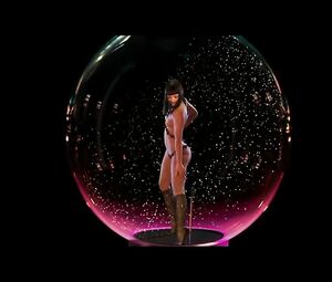 Nude girl art - Christian Louboutin & Mia Martina - Fire