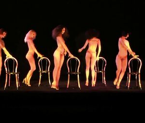 Nude girl art - Christian Louboutin & Mia Martina - Fire