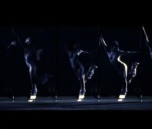 Nude girl art - Christian Louboutin & Mia Martina - Fire