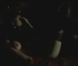 Nude Model in the Car - Alena