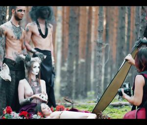 Cosplay Model - Naked in the Park