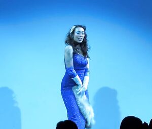 Naked Asian Art Performance - Miyuki Divine - The Burlesque Strip