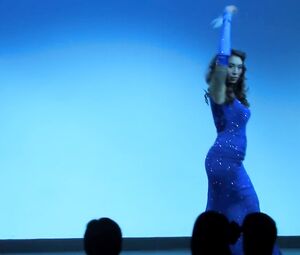 Naked Asian Art Performance - Miyuki Divine - The Burlesque Strip