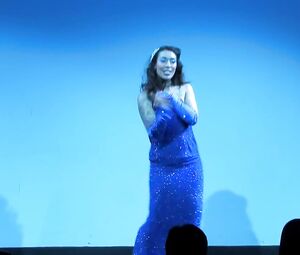 Naked Asian Art Performance - Miyuki Divine - The Burlesque Strip