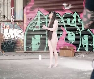 Naked Model With Powders