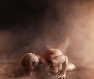 Naked on Stage Performance - Ufo Extreme Gold Art