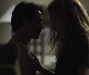 Rachelle Lefevre nude scene -  The Caller (2011)