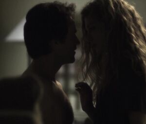 Rachelle Lefevre nude scene -  The Caller (2011)