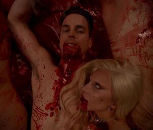 Lady Gaga & Chasty Ballesteros nude - American Horror Story S05E01 (2015)