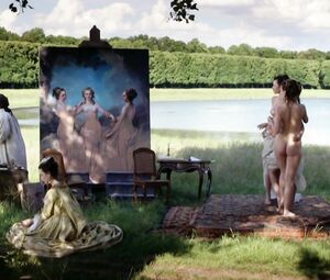 Blandine Bury, Coralie Revel, Lea Wiazemsky naked - Louis XV, Bordertown
