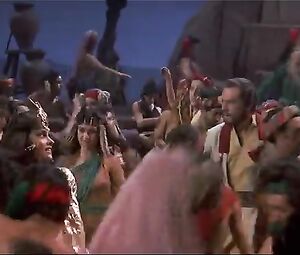 Naked Gina Lollobrigida Sexy - Solomon and Sheba (1959)