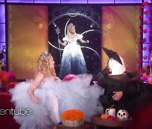 Hot scene Beth Behrs Sexy - The Wickedly Fun - The Ellen DeGeneres Show 2016