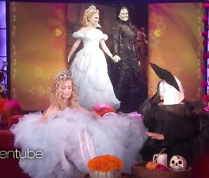 Hot scene Beth Behrs Sexy - The Wickedly Fun - The Ellen DeGeneres Show 2016