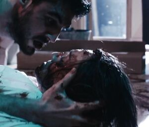 Sexy Becca Hirani, Kate Lush nude - House on Elm Lake (2017)
