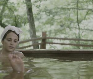 Sexy Alicia Vikander, Riley Keough nude - Earthquake Bird (2019)