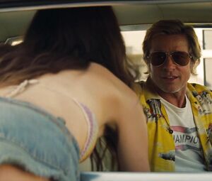 Sexy Dakota Fanning, Margaret Qualley naked- Once Upon A Time In Hollywood (2019)