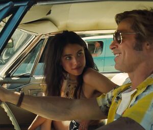 Sexy Dakota Fanning, Margaret Qualley naked- Once Upon A Time In Hollywood (2019)