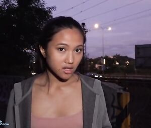 Public Agent agent gives it to Asian babe May Thai doggy style Video