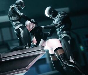 Classic sex scene Orc Licking Legs