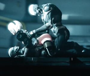 Classic sex scene Orc Licking Legs