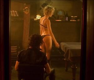 Classic Strip Video - Rebecca Romijn nude - Femme Fatale (2002)