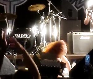 Naked On Stage Video Girls Strip at Rock Concert