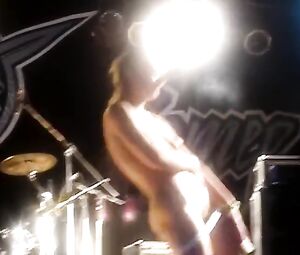 Naked On Stage Video Girls Strip at Rock Concert