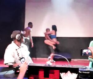 Public Strip Video GIRLS NAKED ON STAGE