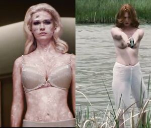Sexy video with Erotic Heroines - SuperHero Dressed vs Undressed