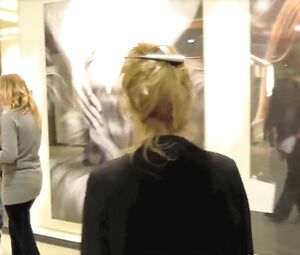 Naked on Stage Piss Performance from Fanny Hallgren Nordic Art School Kokkola Finland