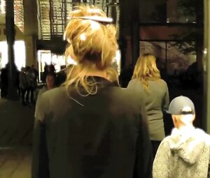 Naked on Stage Piss Performance from Fanny Hallgren Nordic Art School Kokkola Finland